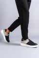 SLW151 Boost Bağcıklı Cilt Süet Erkek Günlük Sneaker Ayakkabı CSBT - Siyah/Gri SLW151 Boost Bağcıklı Cilt Süet Erkek Günlük Sneaker Ayakkabı CSBT - Siyah/Gri