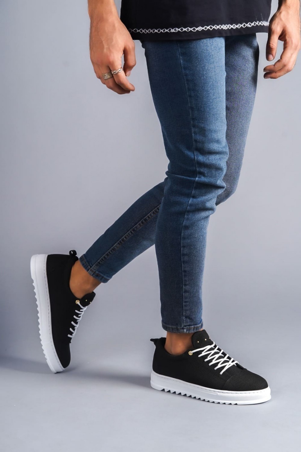 SLW152 Cool Bağcıklı Keten Erkek Günlük Spor Klasik Ayakkabı KBT - Siyah SLW152 Cool Bağcıklı Keten Erkek Günlük Spor Klasik Ayakkabı KBT - Siyah
