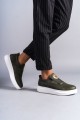 SLW161 Hippo Bağcıksız Cilt Erkek Günlük Sneaker Ayakkabı CBT - Haki SLW161 Hippo Bağcıksız Cilt Erkek Günlük Sneaker Ayakkabı CBT - Haki