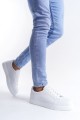 SLW165 Elite Bağcıklı Cilt Erkek Günlük Sneaker Ayakkabı CBT - Beyaz SLW165 Elite Bağcıklı Cilt Erkek Günlük Sneaker Ayakkabı CBT - Beyaz