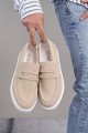SLW180 Estilo X Bağcıksız Süet Erkek Günlük Spor Klasik Ayakkabı SBT - Krem SLW180 Estilo X Bağcıksız Süet Erkek Günlük Spor Klasik Ayakkabı SBT - Krem