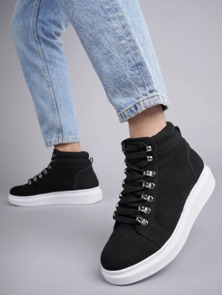 SLW206 Ottawa Bağcıklı Süet Erkek Günlük Spor Bot BT - Siyah SLW206 Ottawa Bağcıklı Süet Erkek Günlük Spor Bot BT - Siyah