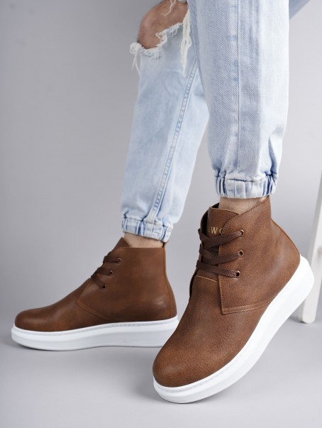 SLW207 Oslo Bağcıklı Cilt Erkek Günlük Spor Bot BT - Taba SLW207 Oslo Bağcıklı Cilt Erkek Günlük Spor Bot BT - Taba