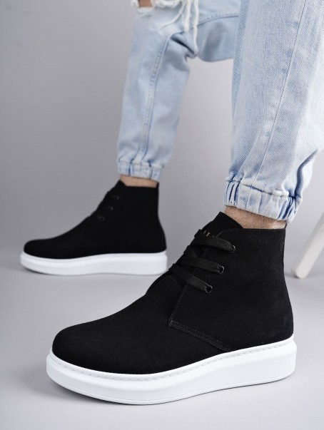 SLW207 Oslo Bağcıklı Süet Erkek Günlük Spor Bot BT - Siyah SLW207 Oslo Bağcıklı Süet Erkek Günlük Spor Bot BT - Siyah